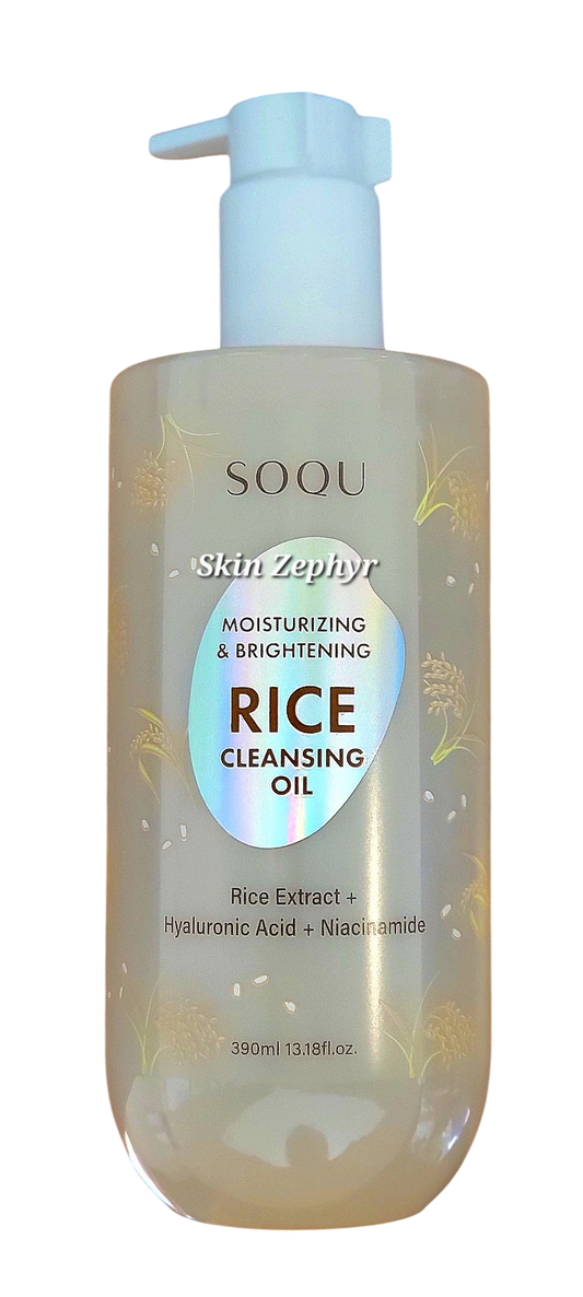 Soqu Moisturizing and Brightening Rice Cleansing Oil: Jumbo Size