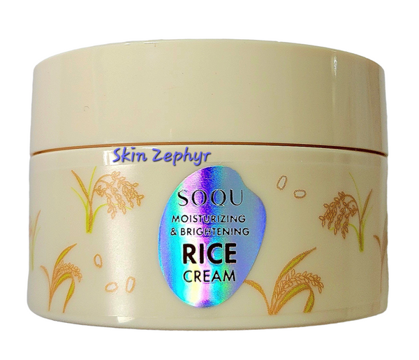 Soqu Moisturizing and Brightening Rice Cream – Skin Zephyr