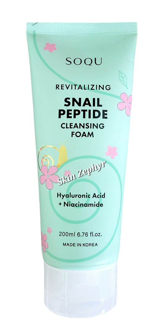 Soqu Revitalizing Snail Peptide Cleansing Foam