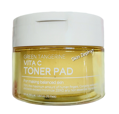 Tenzero Green Tangerine Vita C Toner Pad