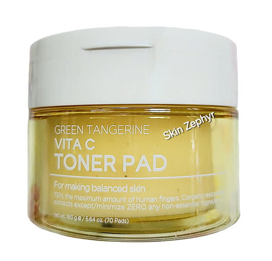 Tenzero Green Tangerine Vita C Toner Pad