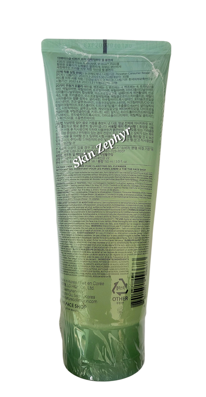 The Face Shop Tea Tree Pore Clarifying Gel Cleanser