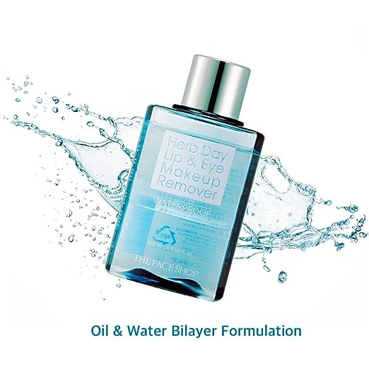 The Face Shop Herb Day Lip & Eye Makeup Remover Waterproof