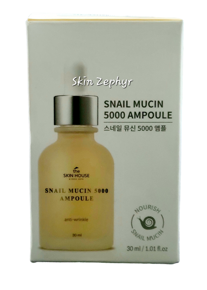 The Skin House Snail Mucin 5000 Ampoule