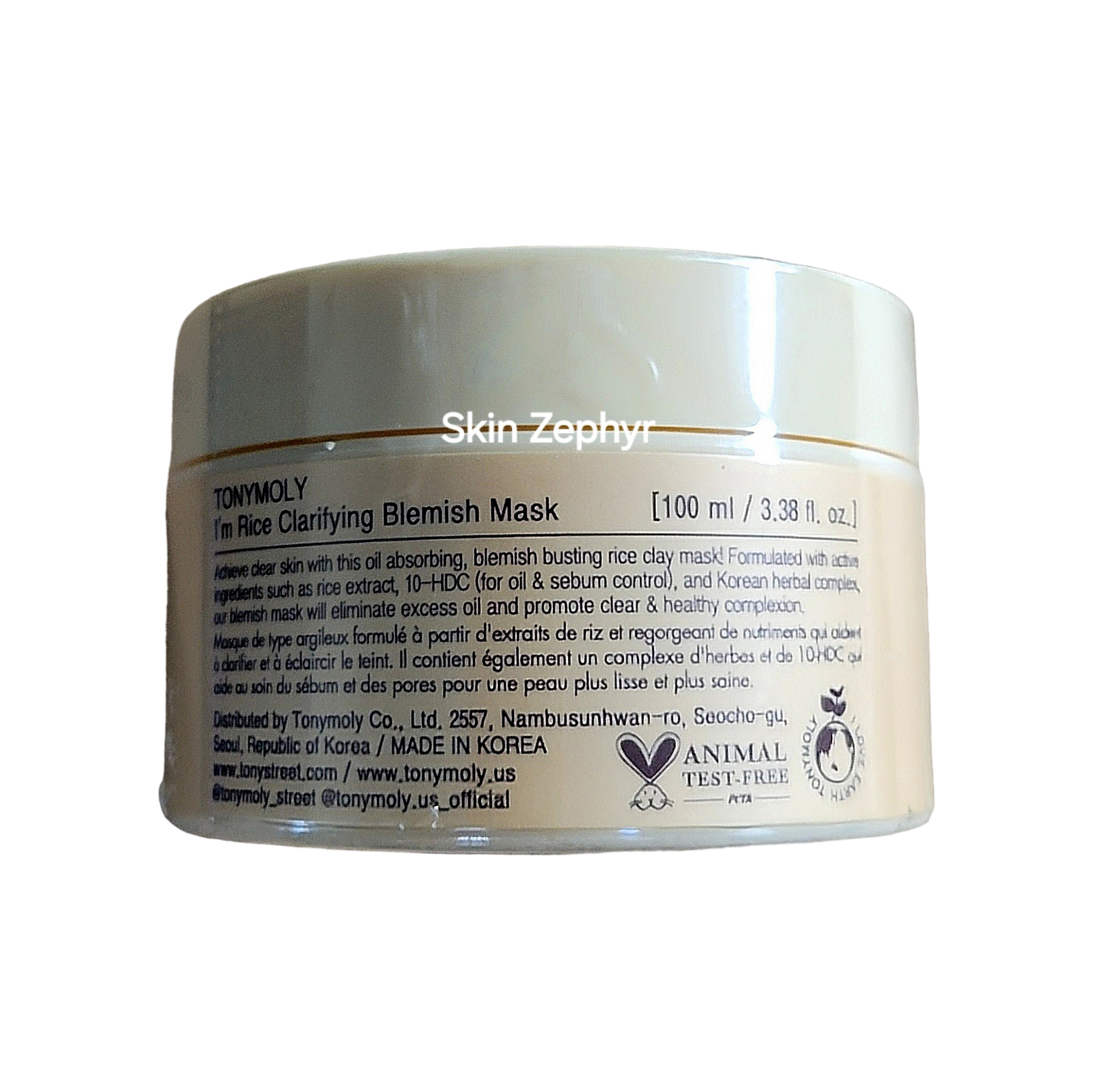 TonyMoly I'm Rice Clarifying Blemish Mask