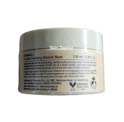 TonyMoly I'm Rice Clarifying Blemish Mask
