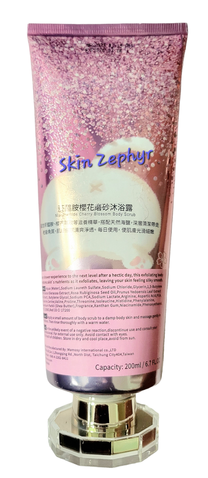 Unicat Nicotinamide Cherry Blossom Body Scrub