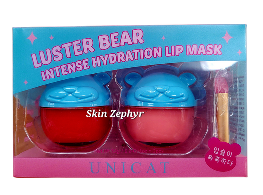 Unicat Luster Bear Intense Hydration Lip Mask
