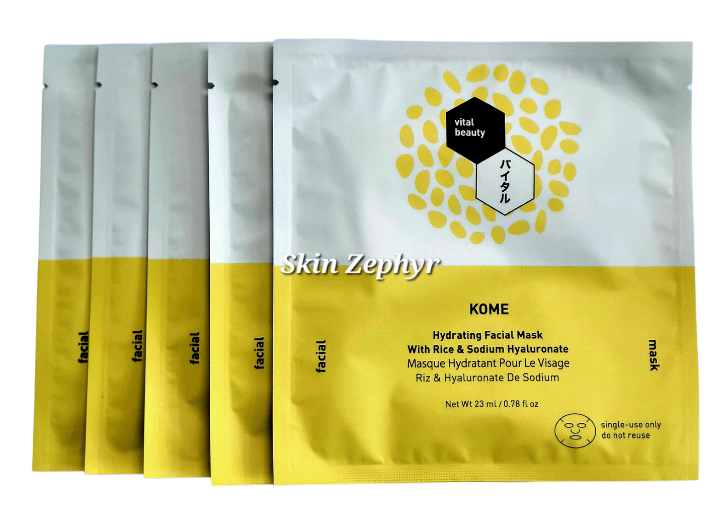 Vital Beauty Kome Hydrating Facial Masks