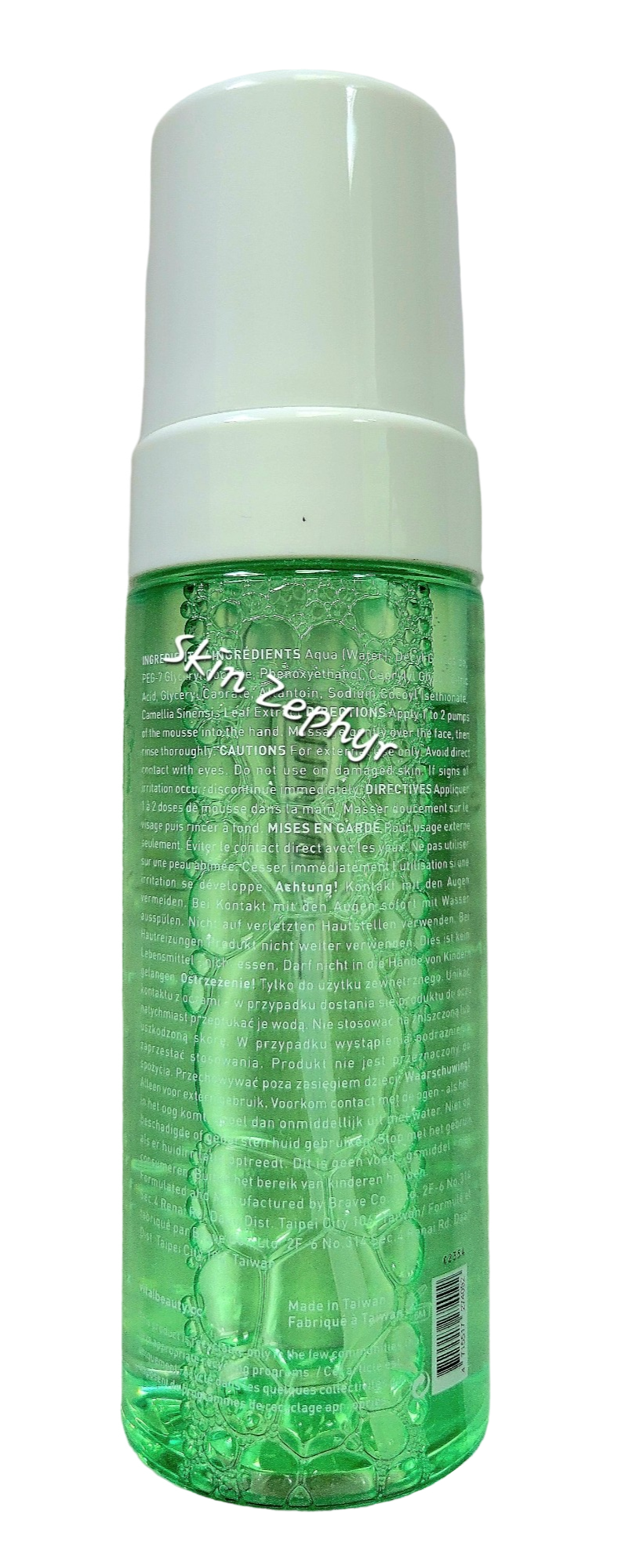 Vital Beauty Matcha Mousse Cleanser & Makeup Remover with Green Tea