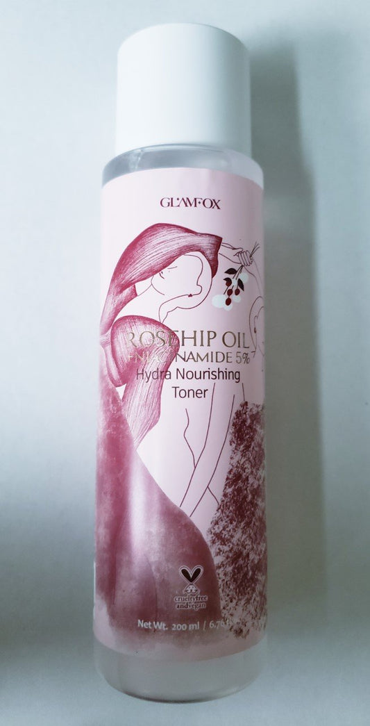 Glamfox Rosehip Oil + Niacinamide 5% Hydra Nourishing Toner