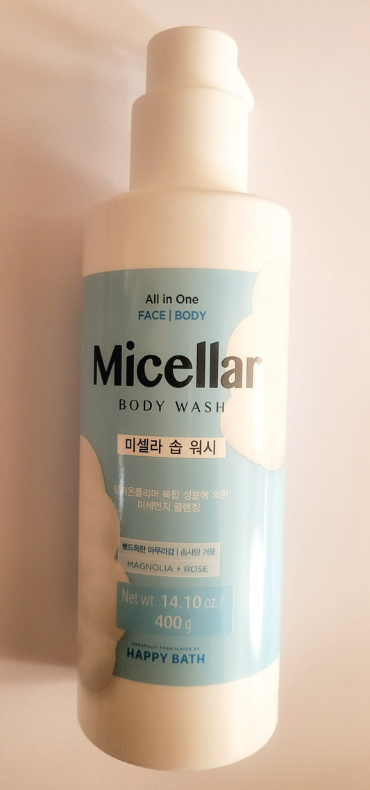 Happybath All-In-One Micellar Body Wash: Magnolia & Rose