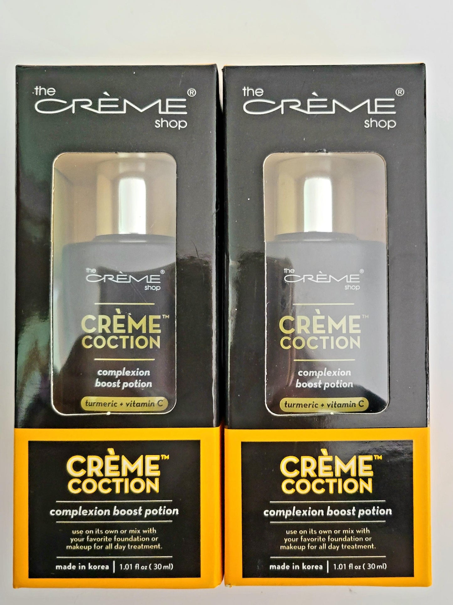 The Creme Shop Crèmecoction Turmeric + Vitamin C Complexion Boost Potion Duo