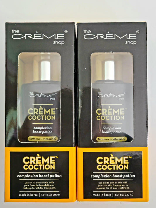 The Creme Shop Crèmecoction Turmeric + Vitamin C Complexion Boost Potion Duo