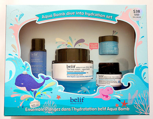 Belif Aqua Bomb Dive into Hydration Set