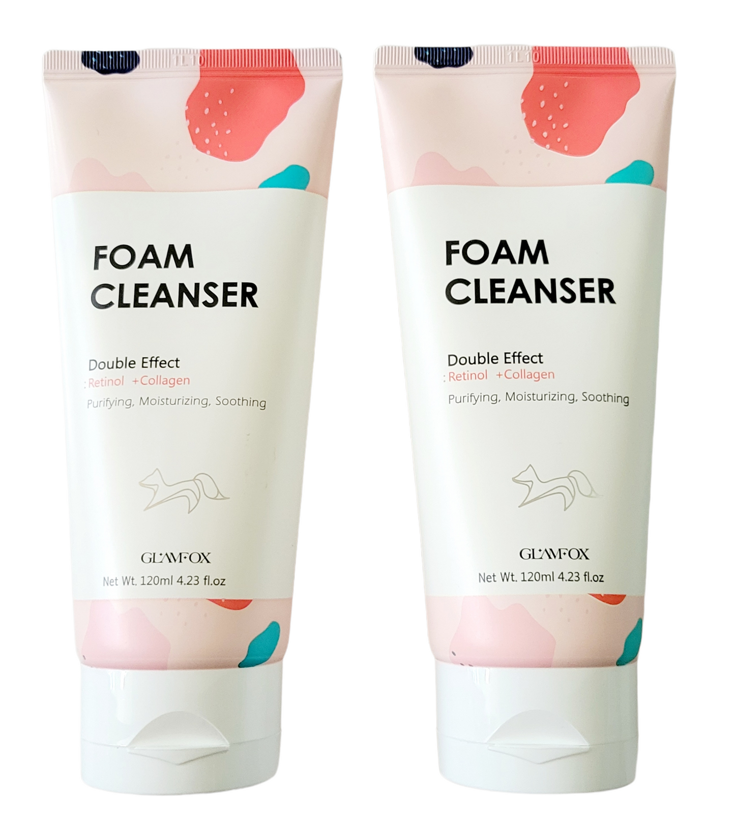 Glamfox Retinol and Collagen Double Effect Foam Cleanser Duo