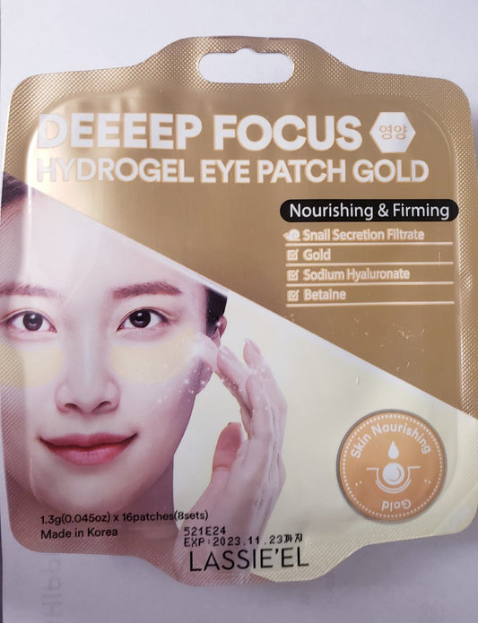 Lassie'El Deeeep Focus Hydrogel Eye Patch: Gold