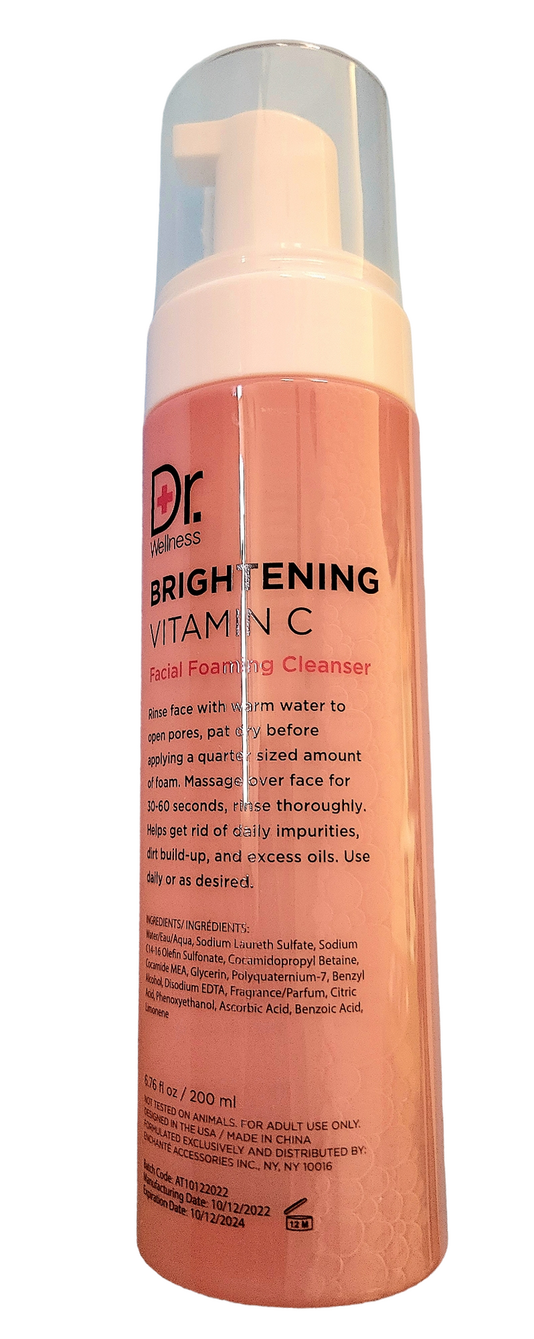 Dr Wellness Vitamin C Brightening Foam Cleanser Skin Zephyr