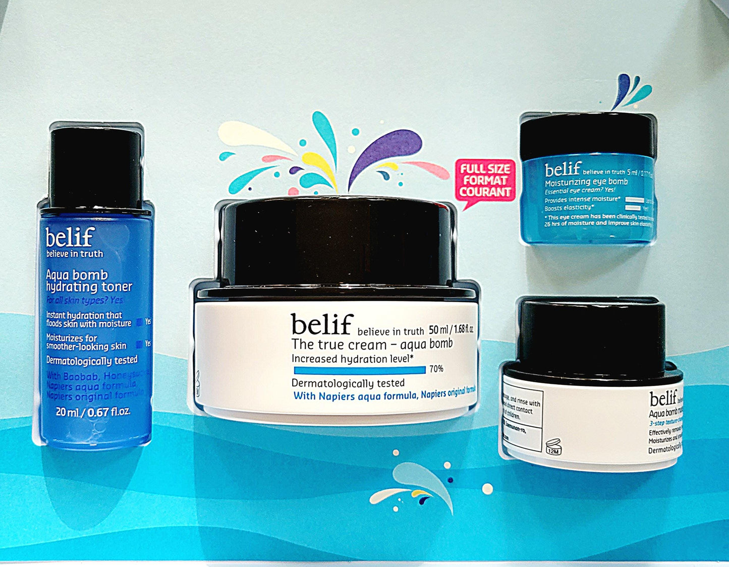 Belif Aqua Bomb Dive into Hydration Set