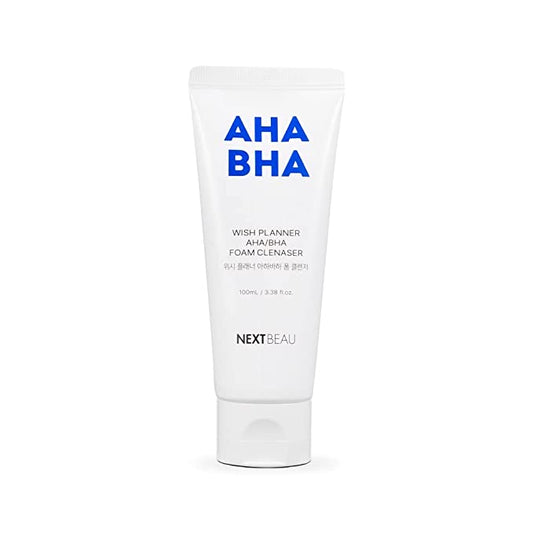 Nextbeau Wish Planner AHA/BHA Foam Cleanser
