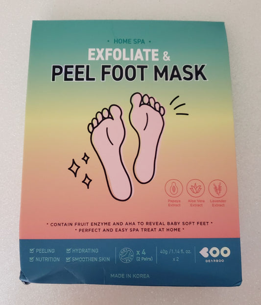 Dearboo Exfoliate & Peel Foot Mask