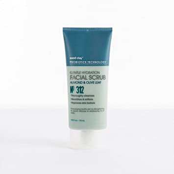 Seed + Clay Gentle Hydration Facial Scrub with Almond and Olive Leaf