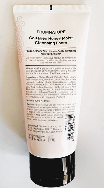 FromNature Collagen Honey Moist Cleansing Foam