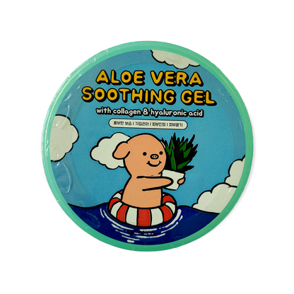 Glamfox Aloe Vera Soothing Gel with Collagen and Hyaluronic Acid