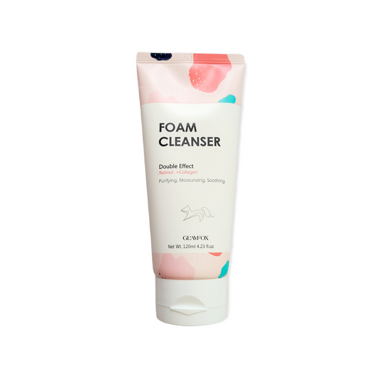 GLAMFOX Double Effect Retinol & Collagen Foam Cleanser