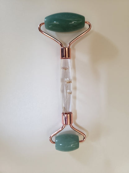 Green Aventurine, Tiger Eye and Cherry Quartz Facial Rollers