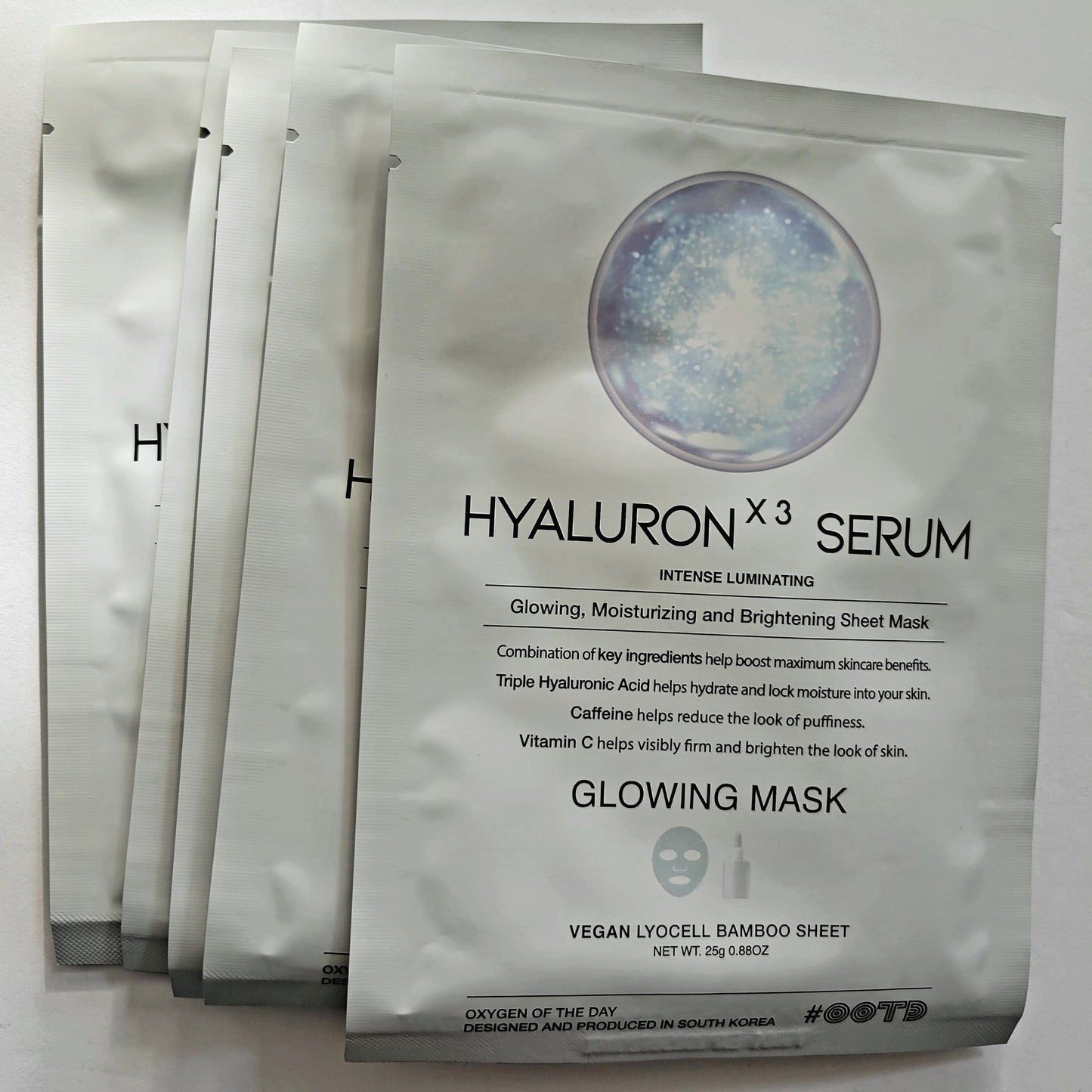 OOTD Hyaluron x3 Glowing Masks