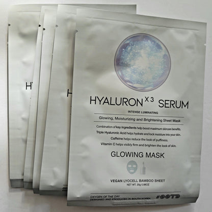 OOTD Hyaluron x3 Glowing Masks