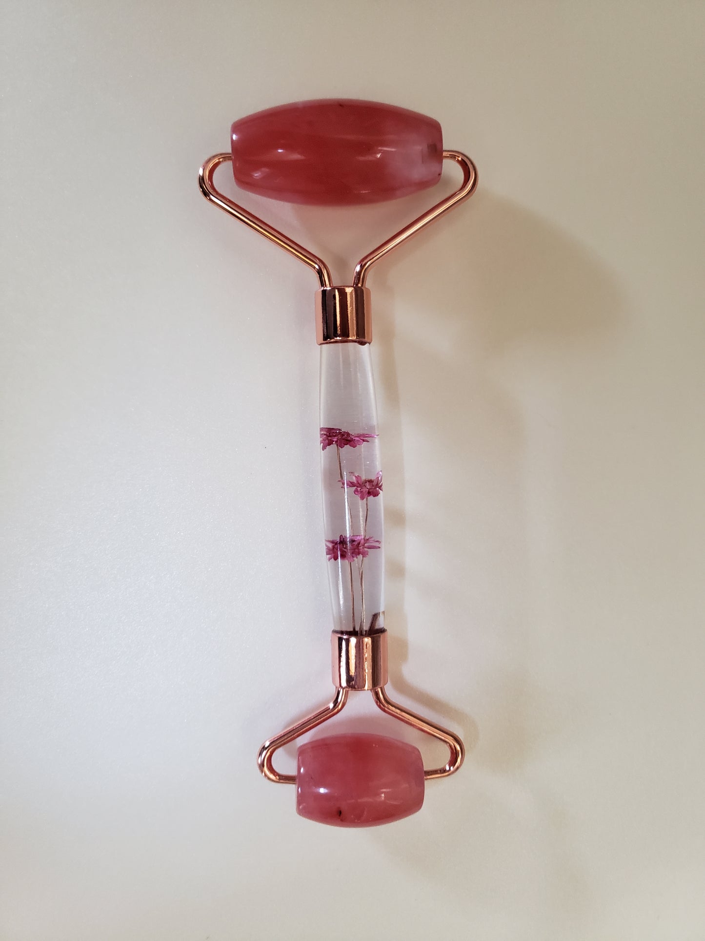 Green Aventurine, Tiger Eye and Cherry Quartz Facial Rollers