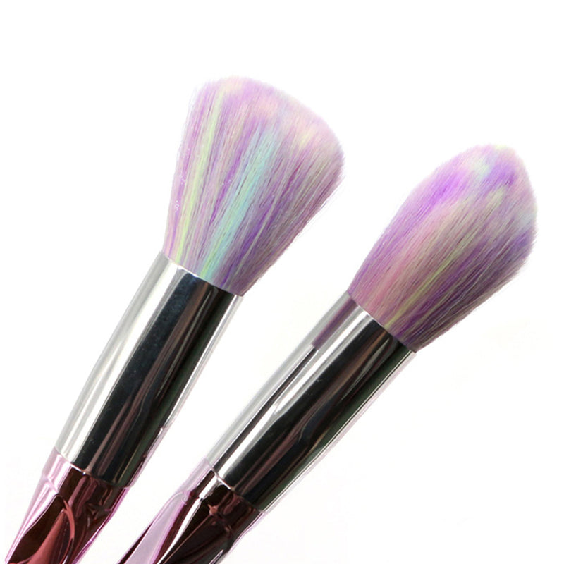 7 piece Gradient Flower Professional Makeup Brush Set