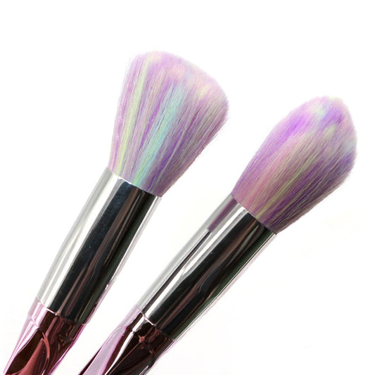 7 piece Gradient Flower Professional Makeup Brush Set