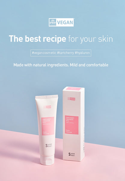 Sweeteen TartCherry Ceramide Hya Foam Cleanser
