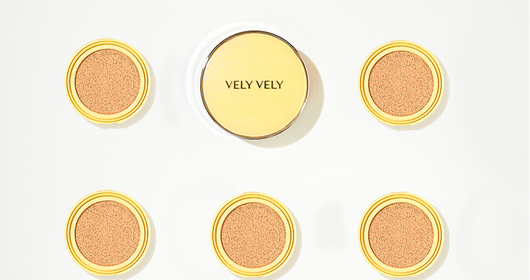 Vely Vely Aura Honey Glow Cushion SPF 50 PA+++
